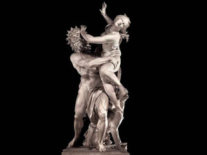 Плутон похищает Прозерпину в царство мертвых. Статуя Джованни Лоренцо Бернини, 1622 г.